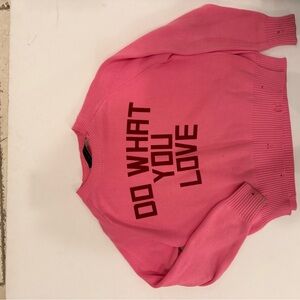 Golden Goose Pink Crew Neck Sweater